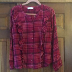 Brushed flannel shirt